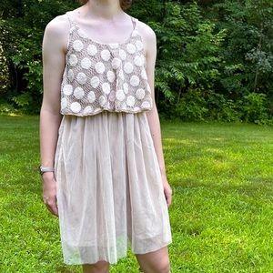 Modcloth brand A’REVE tulle overlay dress, S.